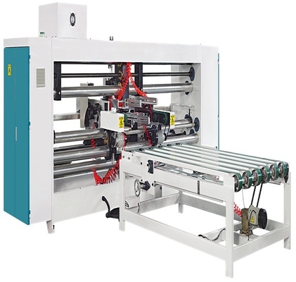 Double Piece Joint Semi Auto Stitcher Double Servo สําหรับการเย็บกระดาษกล่อง