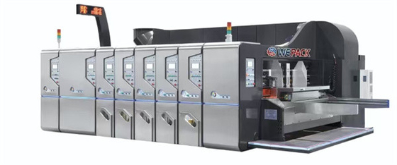 เครื่องพิมพ์อัตโนมัติสแตนเลส Flexo เครื่องพิมพ์สล็อตเตอร์ เครื่องพิมพ์สล็อตเตอร์