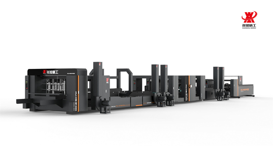 เครื่องเคลือบผนังอัตโนมัติความเร็วสูง 75kw พร้อมการปรับปรุงอาหารอัตโนมัติ