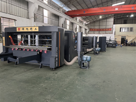 อัตโนมัติกระดาษกล่องกล่อง Gluer Stitcher เครื่องกับการเย็บสอง