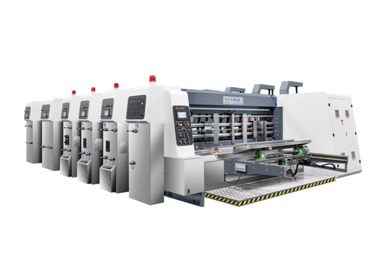 ความเร็วสูง อัตโนมัติเหล็ก Flexo การพิมพ์กล่อง corrugated Slotting ตัดหม้อสําหรับกระดาษกระดาษ 1.5-2 มม