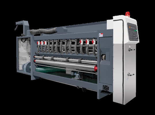 คอมพิวเตอร์ควบคุมทั้งหมด G6-0920 กระดาษกระดาษ corrugated ความดันฟรี Feed Structure Lead Edge Vacuum Transfer 4 เครื่องพิมพ์สี + สล็อตเตอร์ + เครื่องตัดกรวย + เครื่องสั่น + สเตคเกอร์