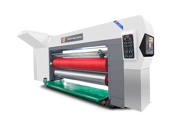 ทั้งหมดคอมพิวเตอร์ควบคุมความดันฟรี กระดาษกระดาษ corrugated G6-0920 โครงสร้างอาหาร ดํา Edge ภาควิโอโอน 4 เครื่องพิมพ์สี + Slotter + ตัด Die + Vibrator + Stacker
