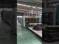 สีที่กําหนดเอง โฟลเดอร์อัตโนมัติ Gluer Stitcher การทํางานง่าย ประหยัดพลังงาน